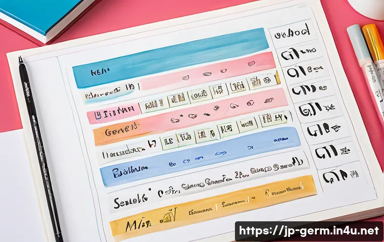 독일어 명사 성 구분 방법 - A vibrant educational illustration showing a colorful chart of German noun endings, with examples su...